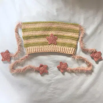 HEIHEI 스타 캣 비니 PINK x GREEN