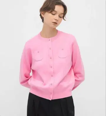 CABaN 코튼 캐시미어 크루넥 가디건