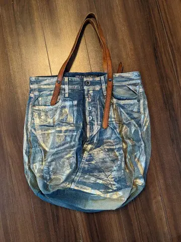 REPLAY 리메이크 데님 토트백