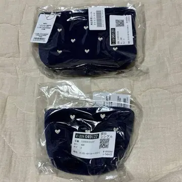 페이러 러블리 하트 파우치 네이비 S M 사이즈 묶음 판매 새상품
