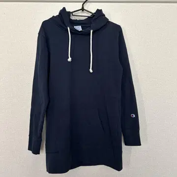 미사용 새상품 Champion 네이비 롱 기장 후드티