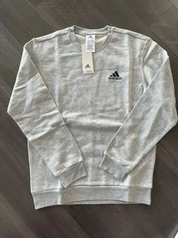 새상품 adidas 안 기모 그레이 트레이닝복 L