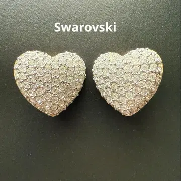 빅 사이즈 Swarovski 귀찌 하트