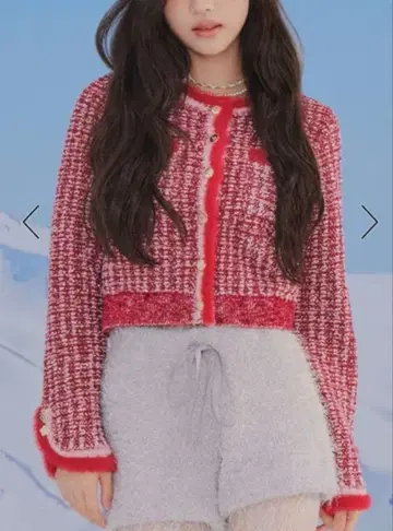 LILY BROWN x MARY QUANT 트위드 니트 자켓 완판