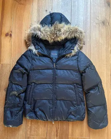 DUVETICA(듀베티카) 퍼 후드 블랙 다운 자켓