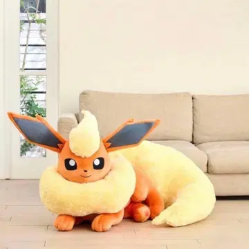 새상품 공식 등신대 부스터 누워있는 포켓몬 봉제 인형