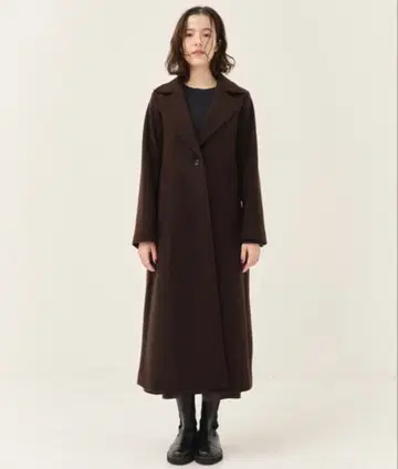 [새상품급] PUBLIC TOKYO 벨티드 플레어 울 체스터 코트