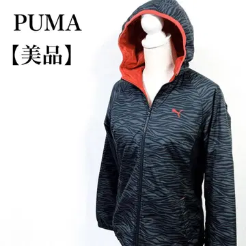 [ 새상품급 ] PUMA 제브라 패턴 윈드 브레이커 풀 지퍼 자켓