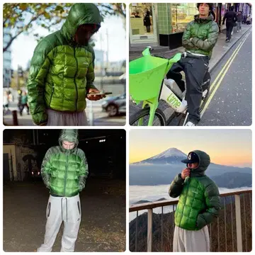 미사용 새상품! 몽벨 스페리오 다운 후드티 남성용 L Y2K