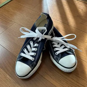 [미사용품] CONVERSE ALL STAR 네이비 스니커즈 23.5cm