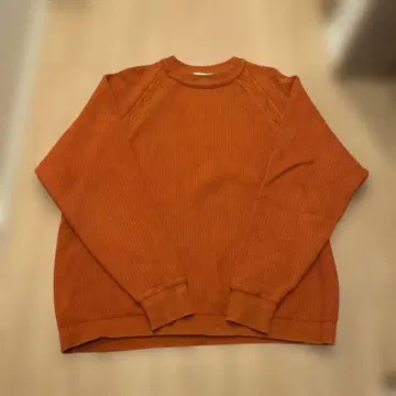 YASHIKI 오렌지 크루넥 스웨터