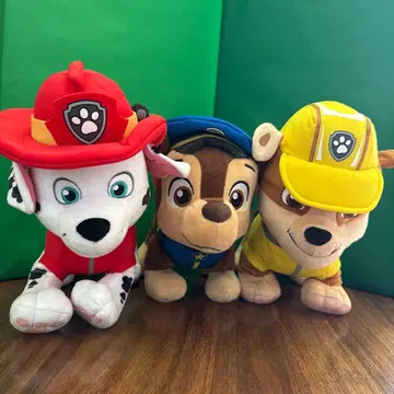 파우 패트롤 봉제 인형 3개 세트