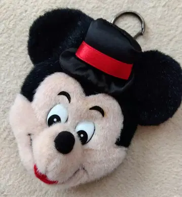 미키마우스 봉제 인형 파우치 레트로 초기 디즈니랜드 금일 한정