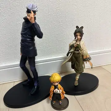 주술회전 귀멸의 칼날 피규어 세트 BANDAI