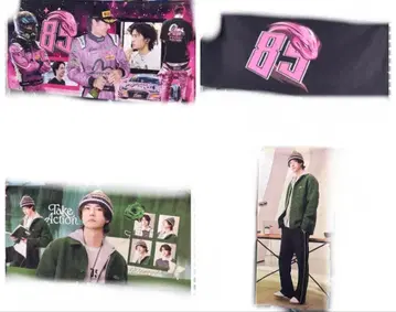 왕이보 85 라코스테 탐험 2 탐색 신경 2 응원 손수건 타월 3장 세트