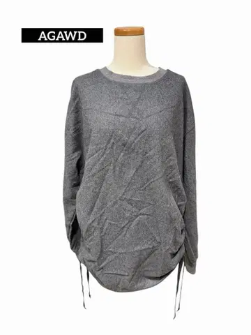 새상품급 AGAWD 상의 사이즈 F 그레이