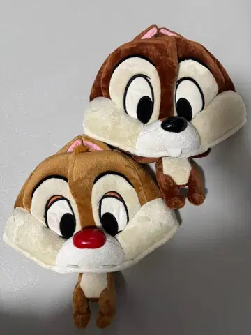 칩과 데일 모자 팬캡 디즈니 공식 2개 세트