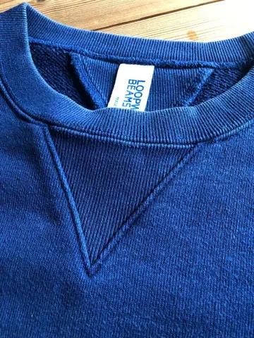 LOOPWHEELER BEAMS 네이비 맨투맨