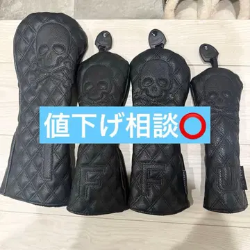 해골 골프 헤드커버 세트