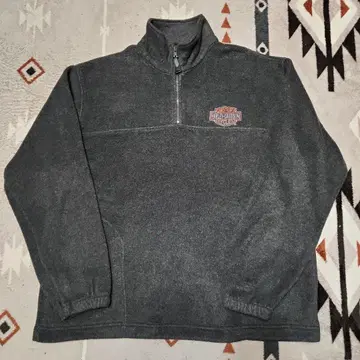 할리데이비슨 다크 그레이 하프 지퍼 트레이닝복 L~XL