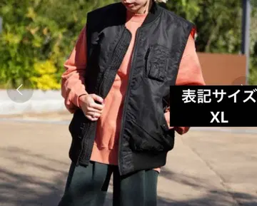 AVIREX MA-1 다운 베스트 기념일 한정판 모델 XL