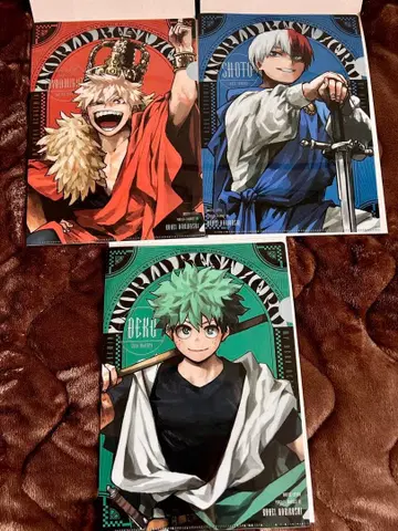 최강 점프 나의 히어로 아카데미아 클리어 파일 3종 세트 덤 포함