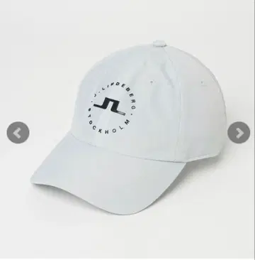 [미사용 새상품] J.LINDEBERG JL 로고 캡 그레이 99