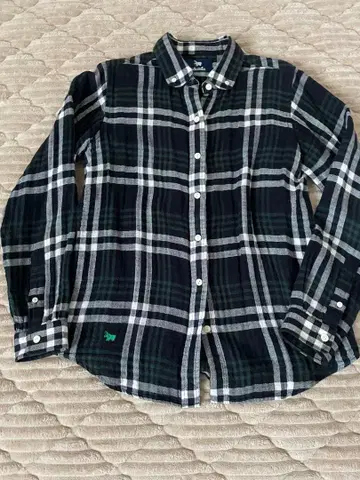 s&nd 체크 무늬 긴팔 셔츠