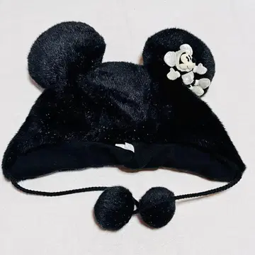 디즈니 미키 팬캡 블랙