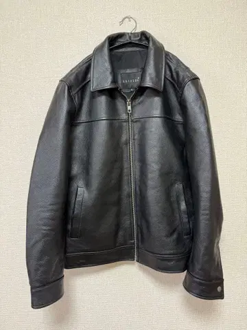 LNYUEDA 블랙 가죽 자켓 XL