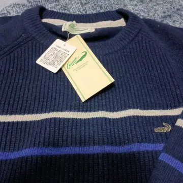 네이비 스트라이프 니트