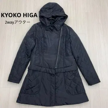 KYOKO HIGA 쿄코히가 2way 후드 점퍼 블루종