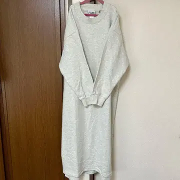 새상품! gym master 그레이 긴팔 티셔츠 원피스