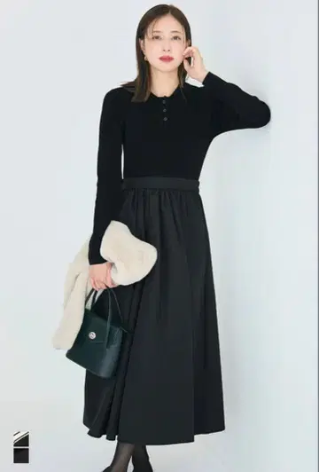 택 포함 새상품 coca 폴로 니트 도킹 원피스 M