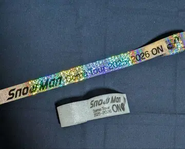 Snow Man Dome Tour ON 은색 테이프 음표 모양 낙하물