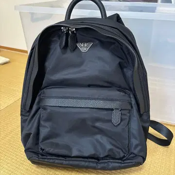 엠포리오 아르마니] 백 남성용 백팩 블랙