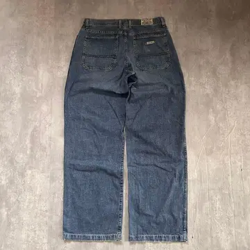 O462 USA Lucky Brand 배기 데님 W34 와이드