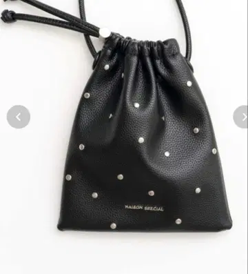 MAISON SPECIAL 스터드 드로우 스트링 모바일 토트
