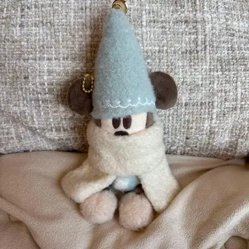 릴루린린 봉제 인형 배지 스카이블루 크리스마스 2025 중고