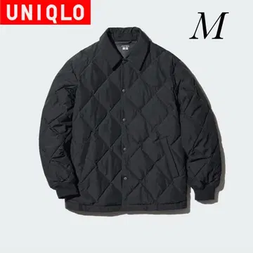 유니클로 퍼프 테크 퀼팅 자켓 블랙 M 사이즈