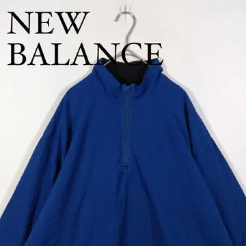 NEW BALANCE 하프 지퍼 나일론 자켓 풀오버 XL