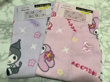 [ 새상품 ] 마이멜로디 쿠로미 코갸루 페이스 타월 돈키 한정판