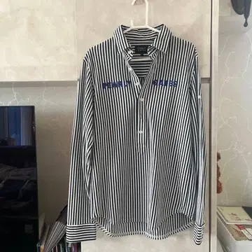 파리게이츠 사이즈 4 스트라이프 셔츠