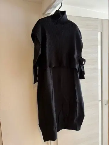 스콧 클럽 YORT 2way 니트 원피스 베스트 원피스 리본