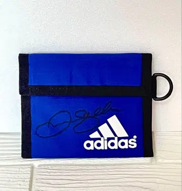 베컴 친필 사인 일본 대표 아디다스 지갑 2002년 월드컵 내방 시