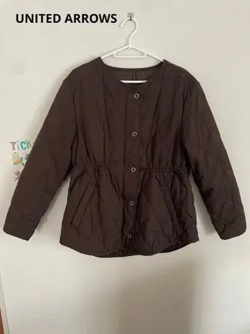 유나이티드 애로우즈 퀼팅 자켓 드로스트 퀼팅