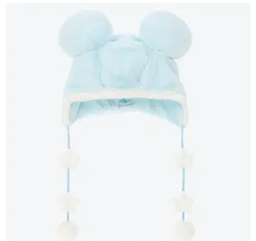 디즈니 팬캡 별 모양 모자 꽁지 블루