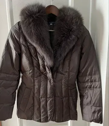 MS GRACY 브라운 다운 자켓 38