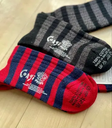 Corgi 스트라이프 삭스 2족 세트