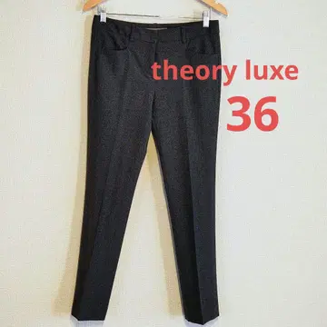 새상품급 띠어리 럭스 사키소니 울 테이퍼드 팬츠 가을/겨울 그레이 36